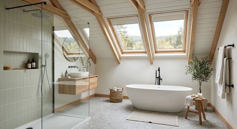 Attic Bathroom Remodeling in Epping, NH