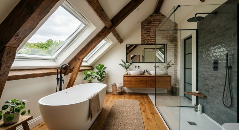 Attic Bathroom Remodeling in Epping, NH