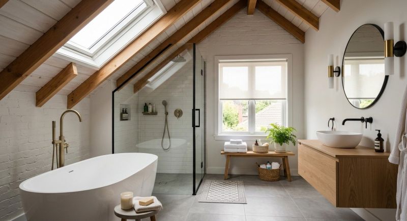 Attic Bathroom Remodeling in Epping, NH