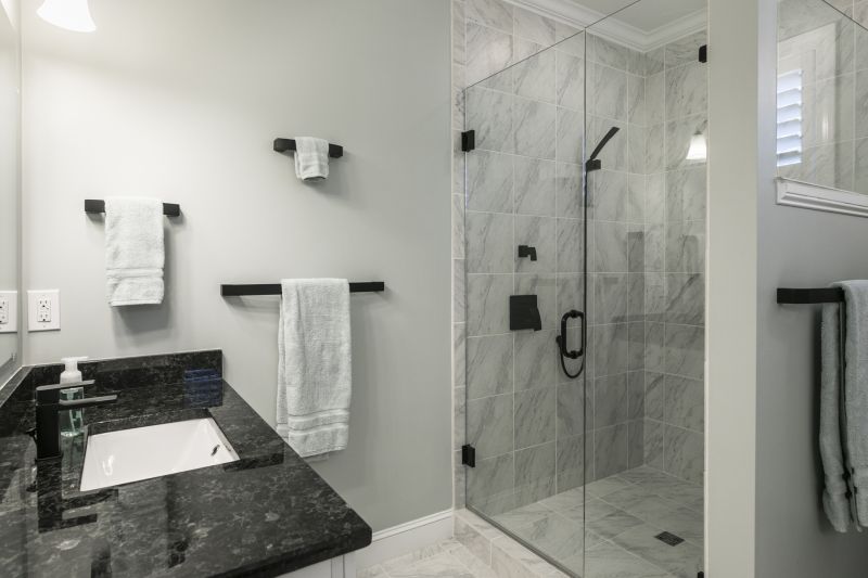 Granite Shower Installation in Epping, NH