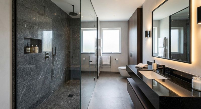 Granite Shower Installation in Epping, NH