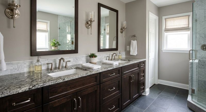 Granite Shower Installation in Epping, NH