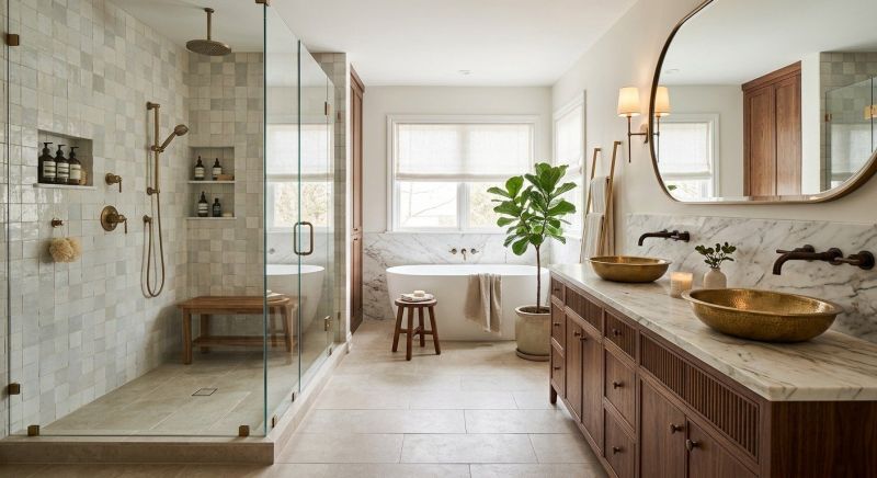 Luxury Bathroom Installation in Epping, NH