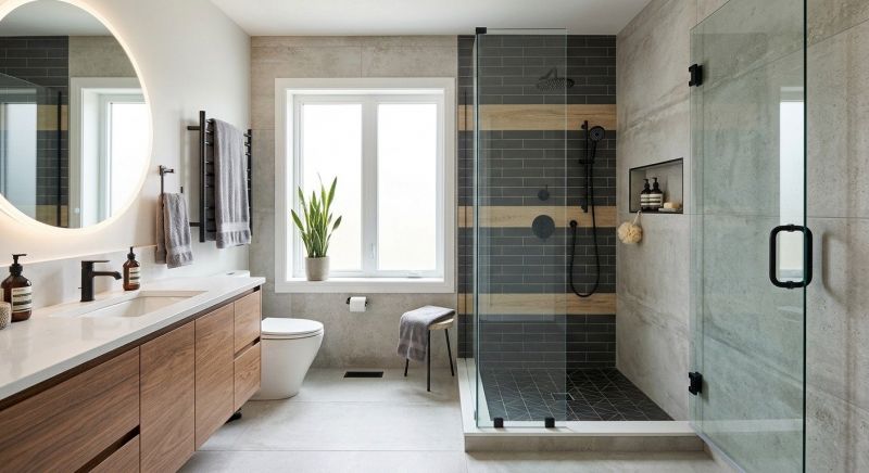 Tub To Shower Conversion in Georgetown, MA