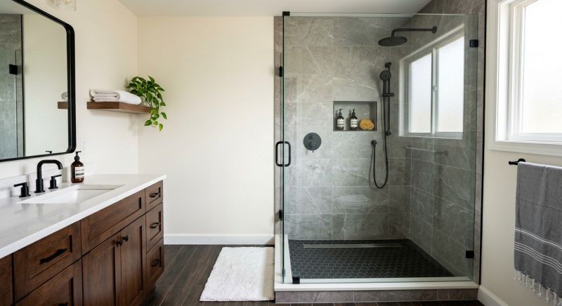 Tub To Shower Conversion in Hampstead, NH